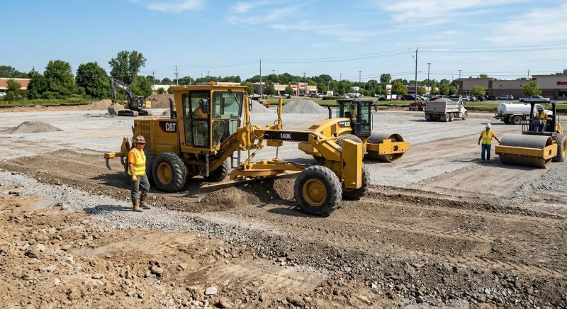 Parking Lot Leveling in Cypress, TX