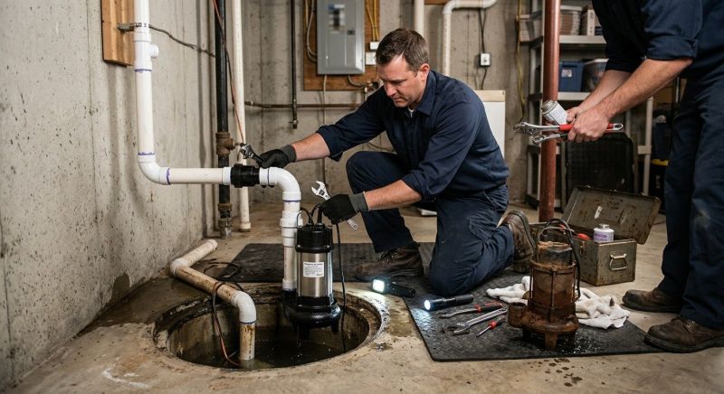Sump Pump Relocation in Pompano Beach, FL